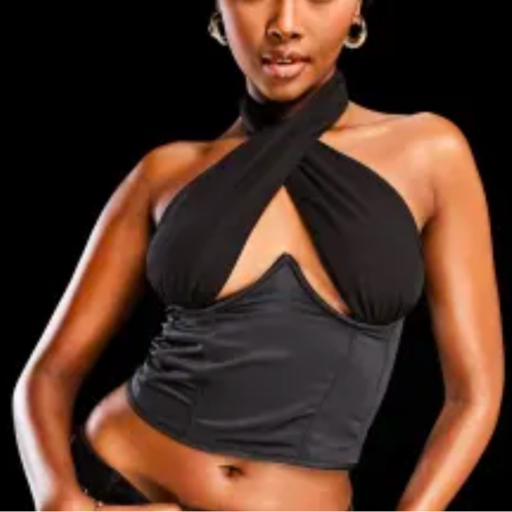 Black going out top